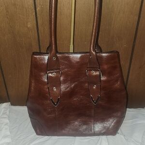 Elegant Brown Leather Tote Bag Wilsons Leather Brand